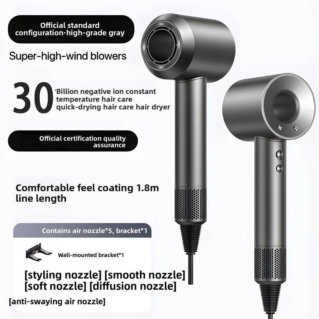 Negative ion hair dryer