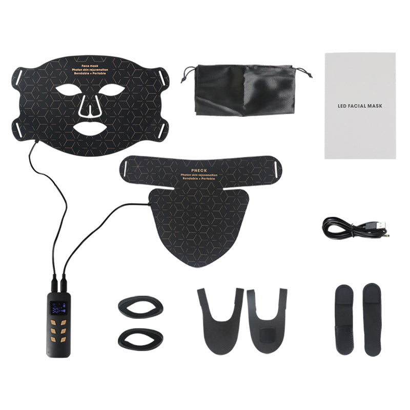 Silicone LED Facial Mask Device