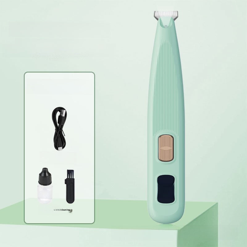 Rechargeable Pet Hair Trimmer with LED Light