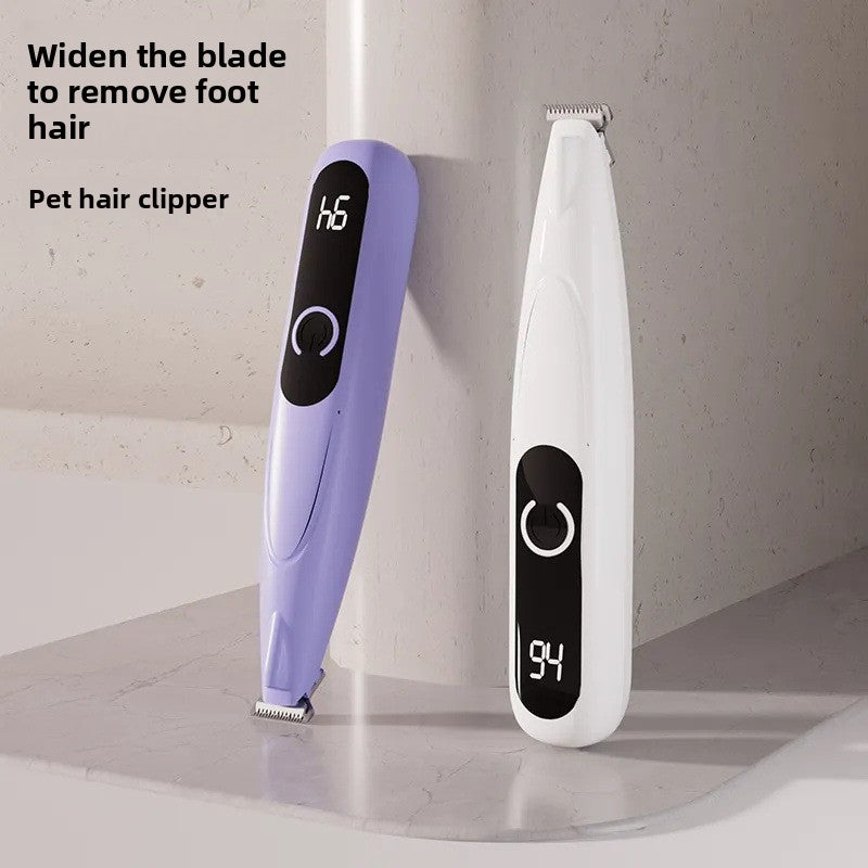 Rechargeable Pet Hair Trimmer with LED Light