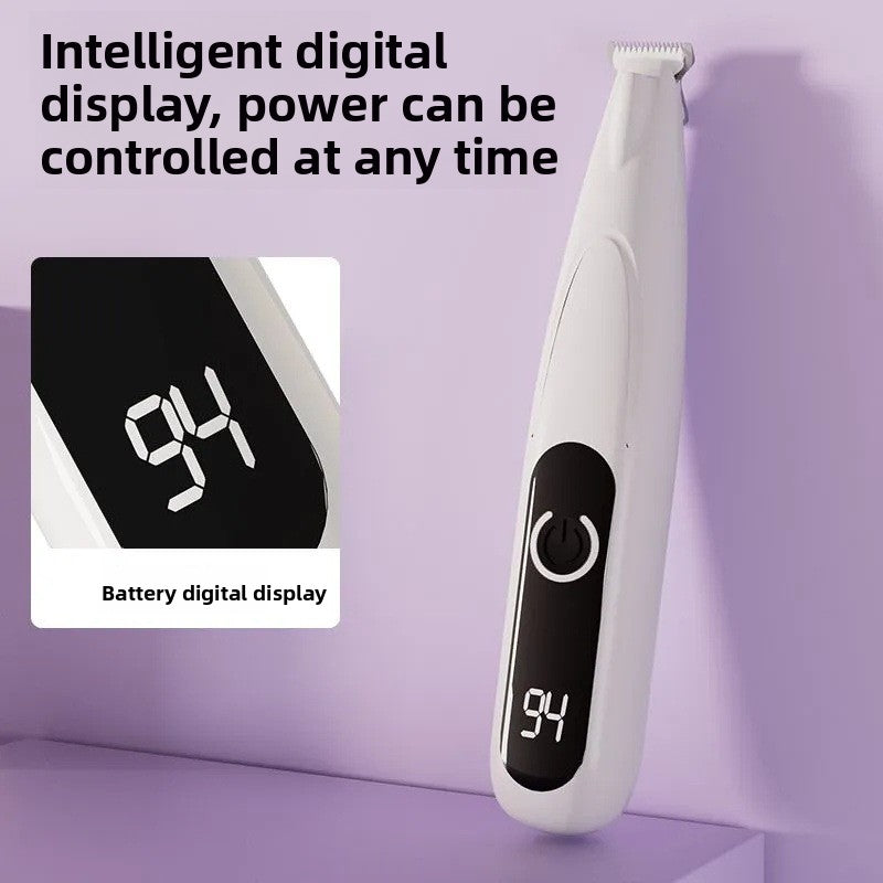 Rechargeable Pet Hair Trimmer with LED Light