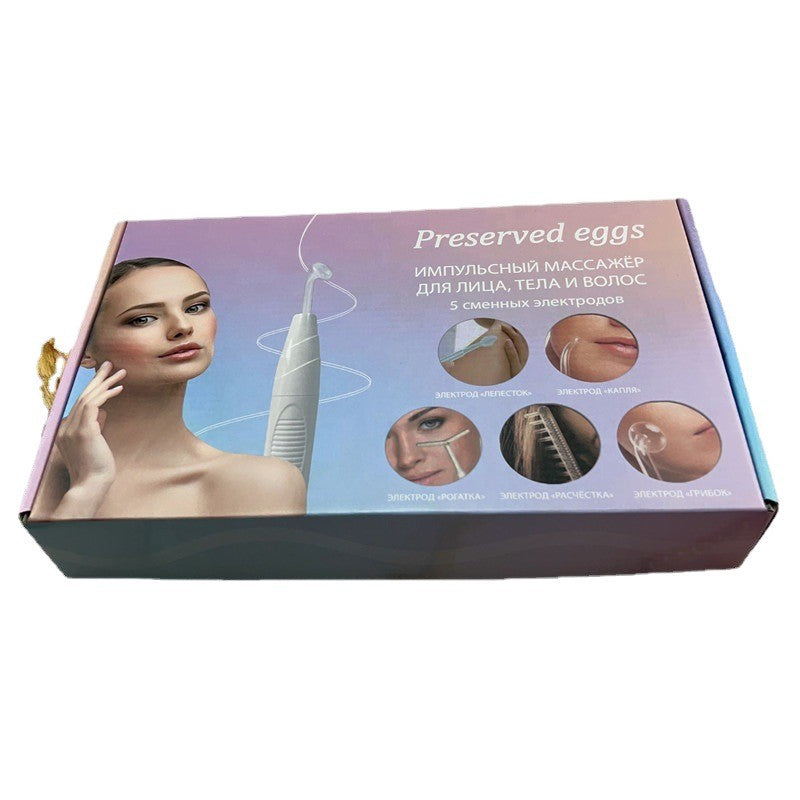 Portable High Frequency Electrotherapy Skin Care Device