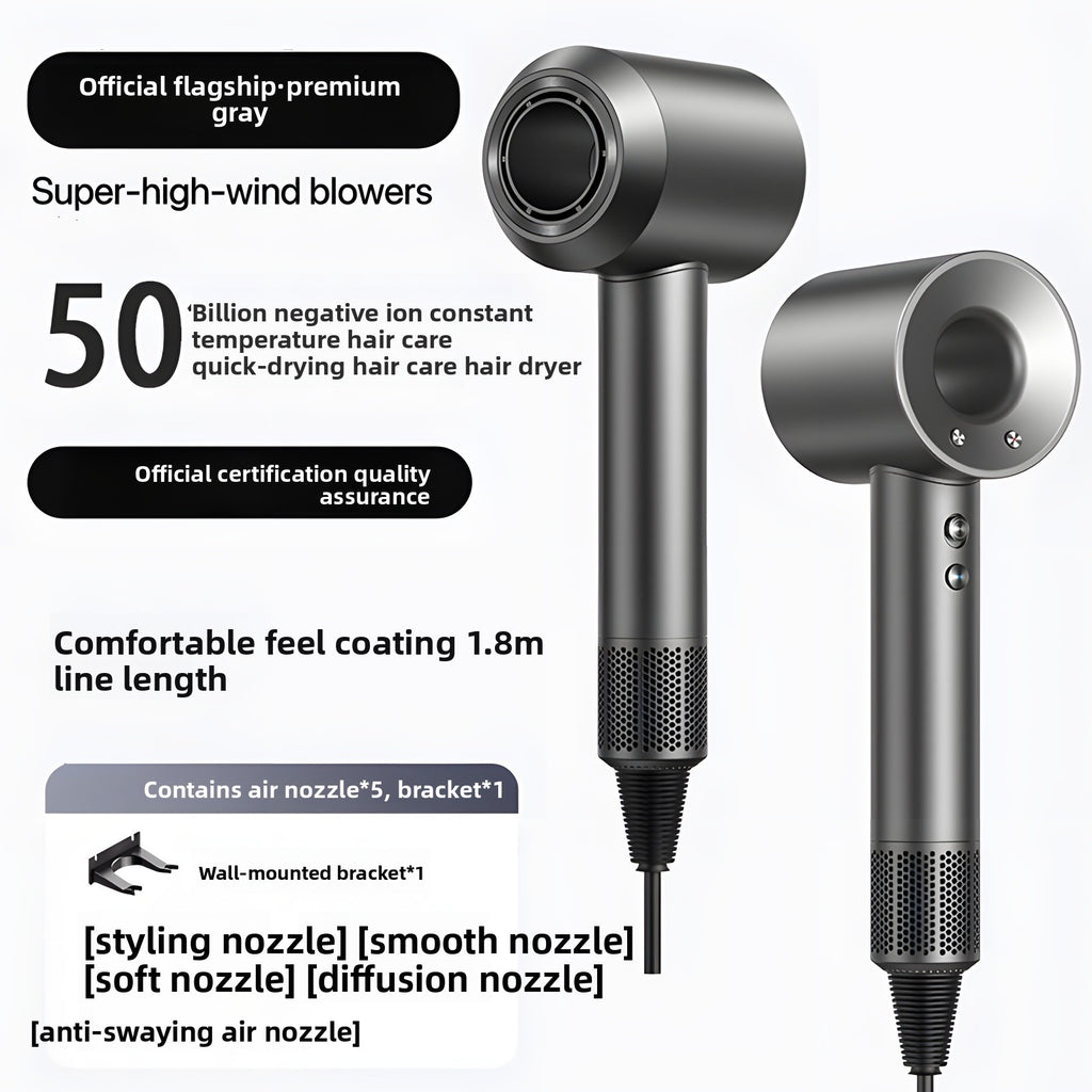 Negative ion hair dryer