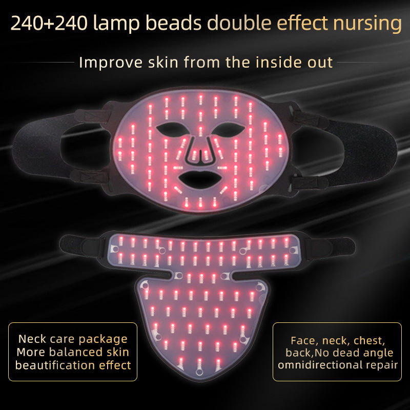 Silicone LED Facial Mask Device