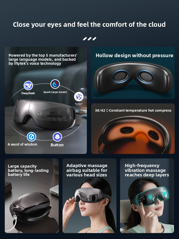 Heated Eye Massager with Bluetooth Music
