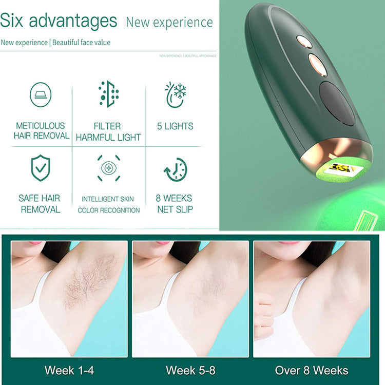 Portable IPL Laser Hair Removal Device