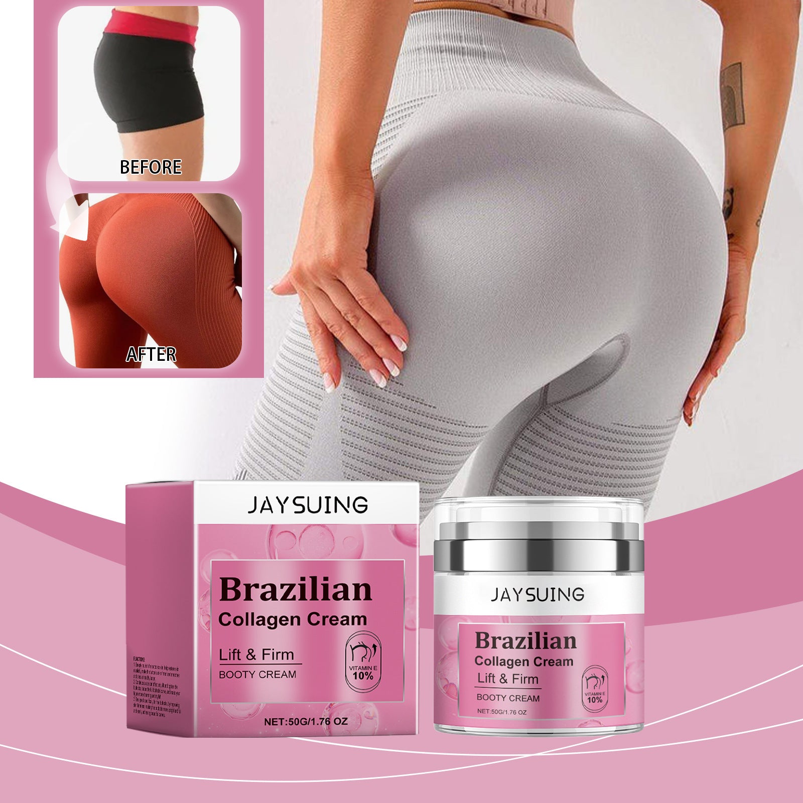 Jaysuing Collagen Hip Tightening Cream